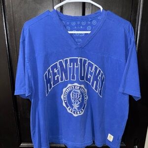Pressbox Kentucky Royal Blue V-Neck Graphic Tee